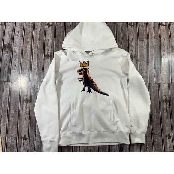 Coach X Basquiat Rexy Crown Art Hoodie Size S color White - Picture 1 of 8